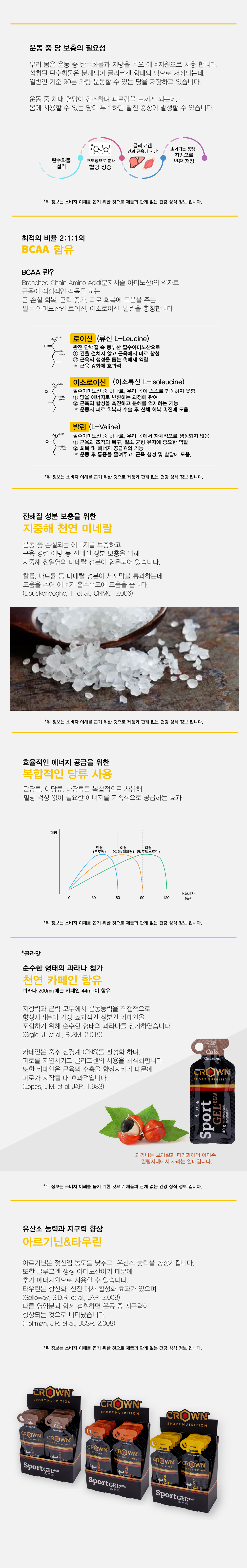 크라운스포츠뉴트리션 에너지젤 상세 이미지 4